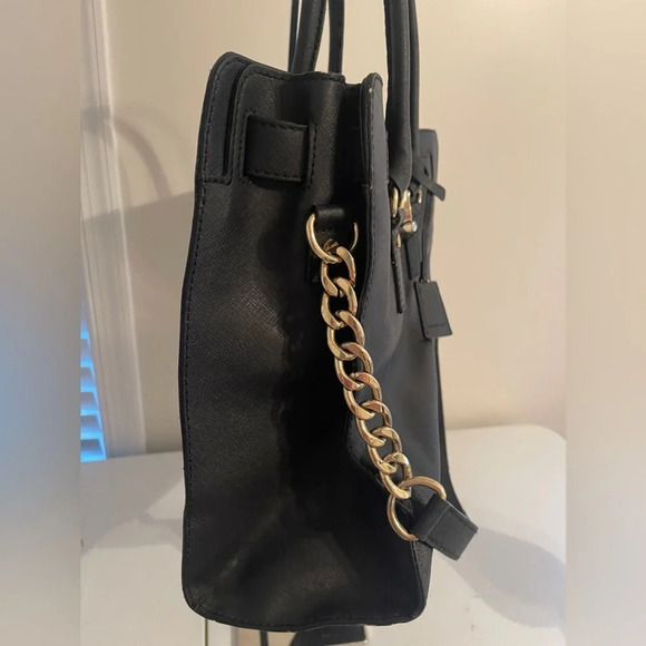 Michael Kors Hamilton Black Large Tote Bag - Picture 5 of 8